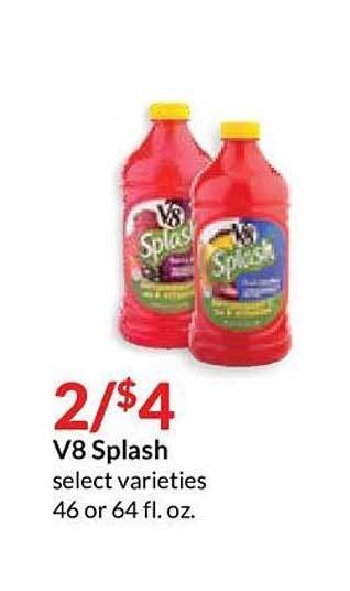 Hy-Vee V8 Splash offer