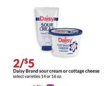 Hy-Vee Daisy Brand Sour Cream Or Cottage Cheese offer