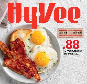 Hy-Vee Hy-Vee Grade A Large Eggs offer