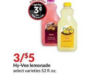 Hy-Vee Hy-Vee Lemonade offer