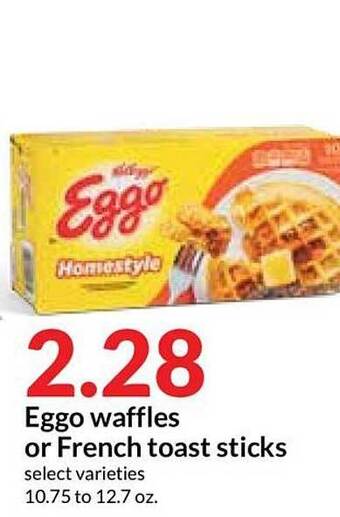 Hy-Vee Eggo Waffles Or French Toast Sticks offer
