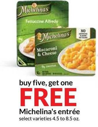 Hy-Vee Michelina's Entrée offer