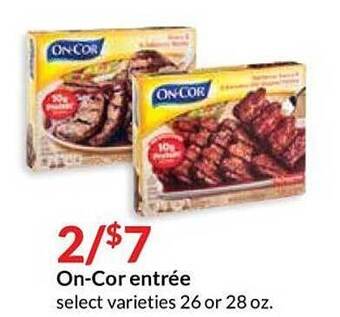 Hy-Vee On-Cor Entrée offer