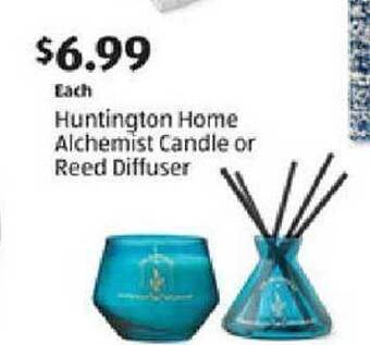 Aldi Huntington Home Alchemist Candle Or Reed Diffuser offer