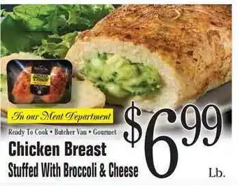 Morton Williams Chicken Breast Stuffed With Broccoli & Cheese offer