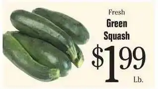 Morton Williams Fresh Green Squash offer