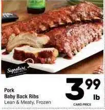 Randalls Pork Baby Back Ribs offer