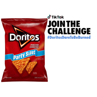 Walmart Doritos Nacho Cheese Flavored Tortilla Chips, Party Size, 14.5 oz Bag offer