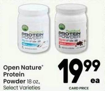 Randalls Open Nature Protein Powder offer
