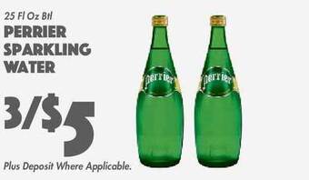 The Food Emporium Perrier Sparkling Water offer