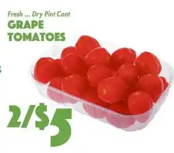 The Food Emporium Fresh Dry Pint Cont Grape Tomatoes offer