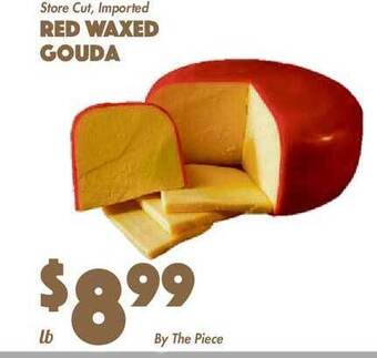 The Food Emporium Red Waxed Gouda offer