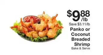 Fairway Store Market Panko Or Coconut Breaded Shrimp offer