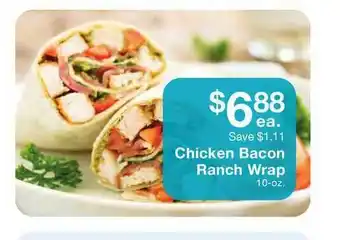 Fairway Store Market Chicken Bacon Ranch Wrap offer