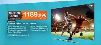 Costco QLED 4K SMART TV 75 offer