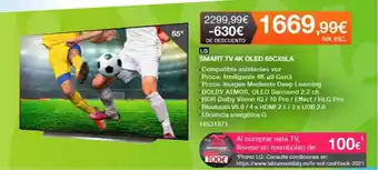 Costco SMART TV 4K OLED 65CX6LA offer