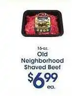 Price Rite Old Neighboarhood Shaved Beef offer
