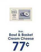 Price Rite Bowl & Basket Cream Cheese offer