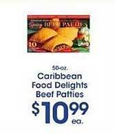 Price Rite Caribbean Food Delights Beef Patties offer