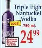 DeMoulas Market Basket Triple Eight Nantucket Vodka offer