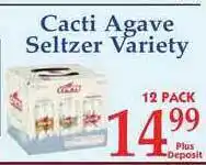 DeMoulas Market Basket Cacti Agave Seltzer Variety offer