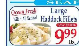 DeMoulas Market Basket Large Haddck Fillets offer