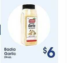 Price Rite Badia Garlic offer