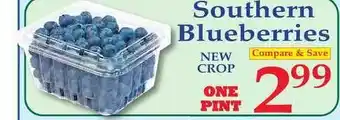 DeMoulas Market Basket Southern Blueberries offer