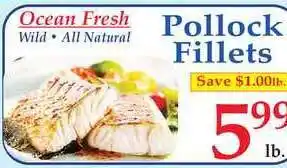 DeMoulas Market Basket Pollock Fillets offer