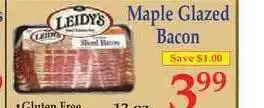 DeMoulas Market Basket Maple Glazed Bacon offer
