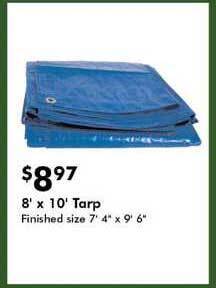 Valu Home Centers 8' X 10' Tarp offer