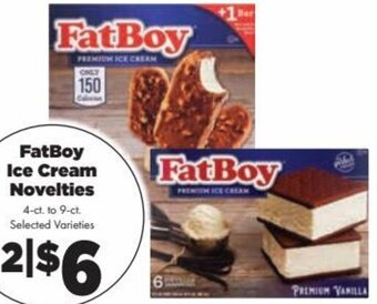 Rosauers FatBoy Ice Cream Novelties offer