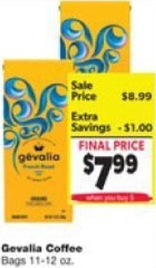 Family Fresh Market Gevalia Coffee offer
