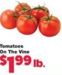 Family Fresh Market Tomatoes On The Vine offer