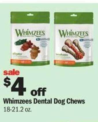 Meijer Whimzees Dental Dog Chews offer