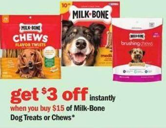 Meijer Milk-Bone Dog Treats Or Chews offer