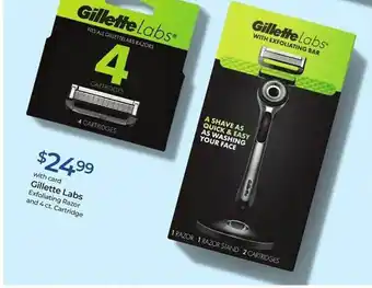 Rite Aid Gillette Labs Exfoliating Razor And 4 Ct Cartridge offer