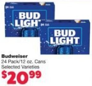 Family Fresh Market Budweiser offer
