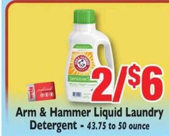 Weis Markets Arm & Hammer Liquid Laundry Detergent offer