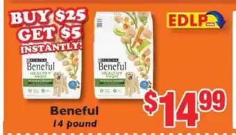 Weis Markets Beneful 14 Pound offer