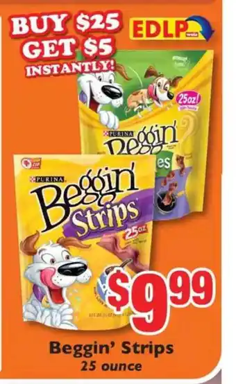 Weis Markets Beggin' Strips 25 Ounce offer