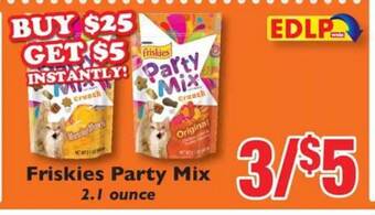 Weis Markets Friskies Party Mix offer