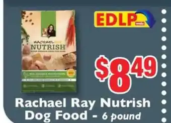 Weis Markets Rachael Ray Nutrish Dog Food - 6 Pound offer