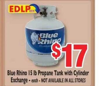 Weis Markets Blue Rhino 15 Lb Propane Tank With Cylinder Exchange offer
