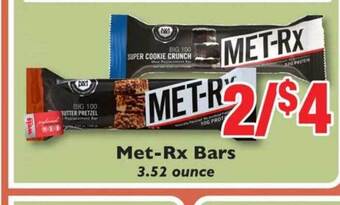 Weis Markets Met-rx Bars offer