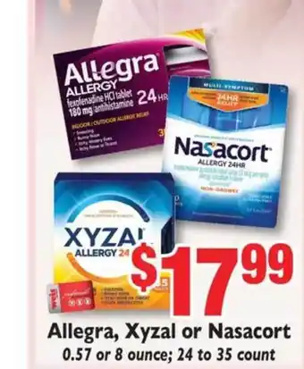 Weis Markets Allegra , Xyzal Or Nasacort offer