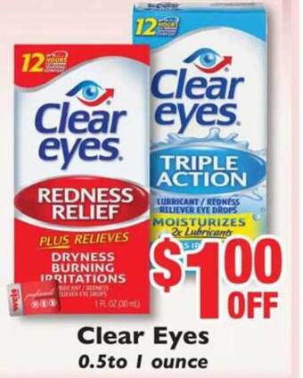Weis Markets Clear Eyes offer