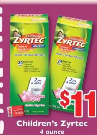 Weis Markets Children's Zyrtec offer