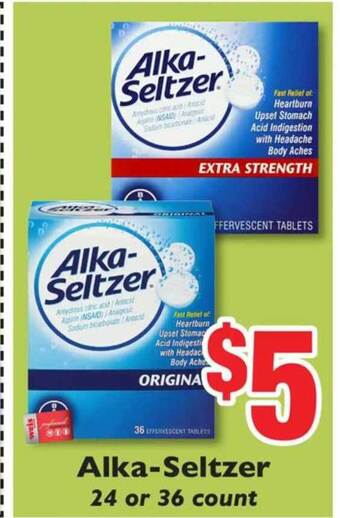 Weis Markets Alka-seltzer offer