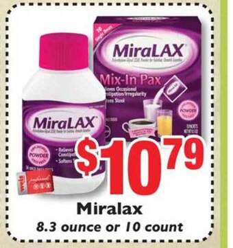 Weis Markets Miralax offer